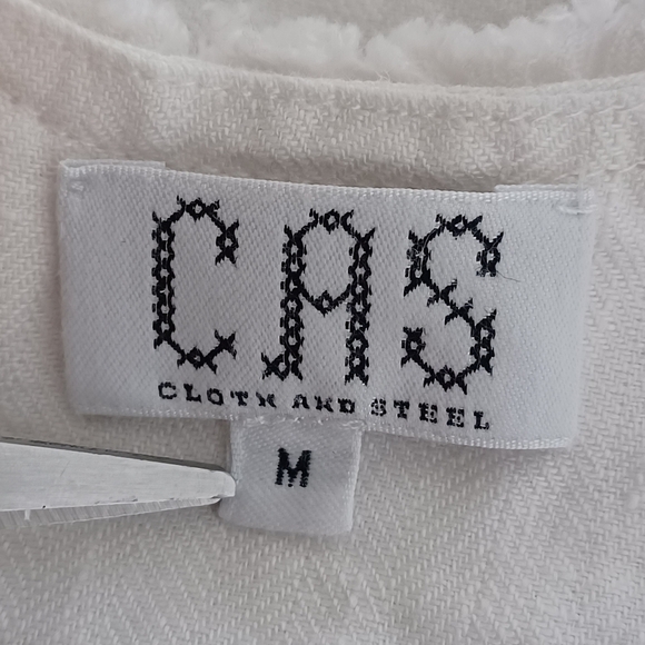 Cloth And Steel Linen Costal Grandma Lagenlook Top - Picture 9 of 12